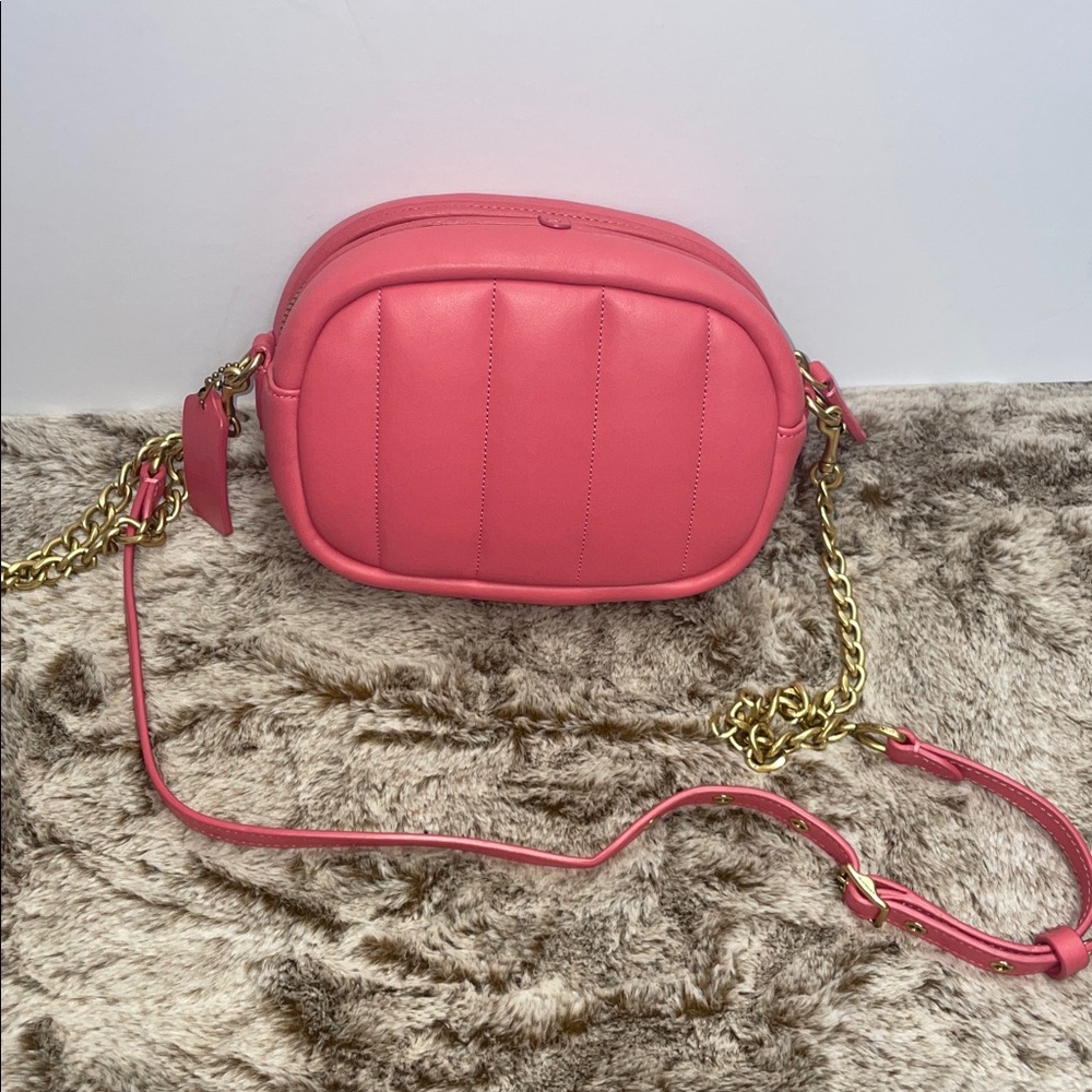 Coach Quilted Leather Camera Bag - Picture 2 of 14